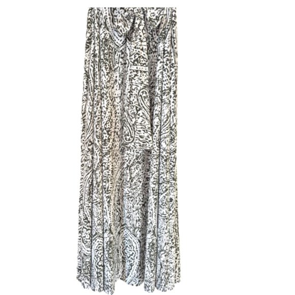 CHAUS New York Women's Long Dress Dinner Bohemia Cocktail Dress Green Be… - Picture 7 of 12